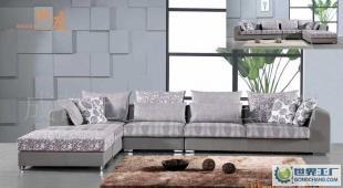 简约现代时尚的组合转角布艺沙发——七度家居FD6013-A热销解读