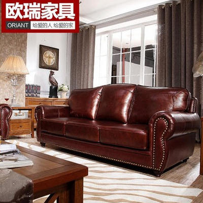 欧瑞家具真皮沙发MSSL829评测 匠心工艺，筑就家居空间的质感与舒适