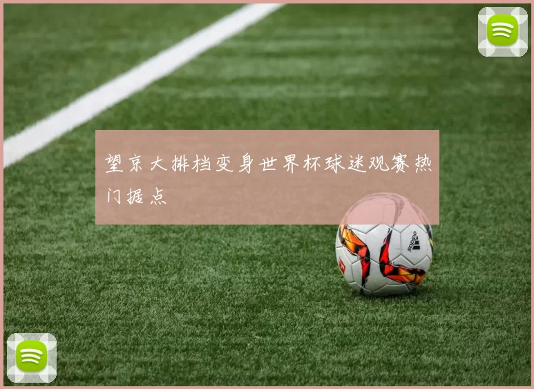 望京大排档变身世界杯球迷观赛热门据点